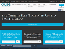 Tablet Screenshot of christieellishomes.com